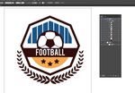 足球俱乐部标志logo矢量图案