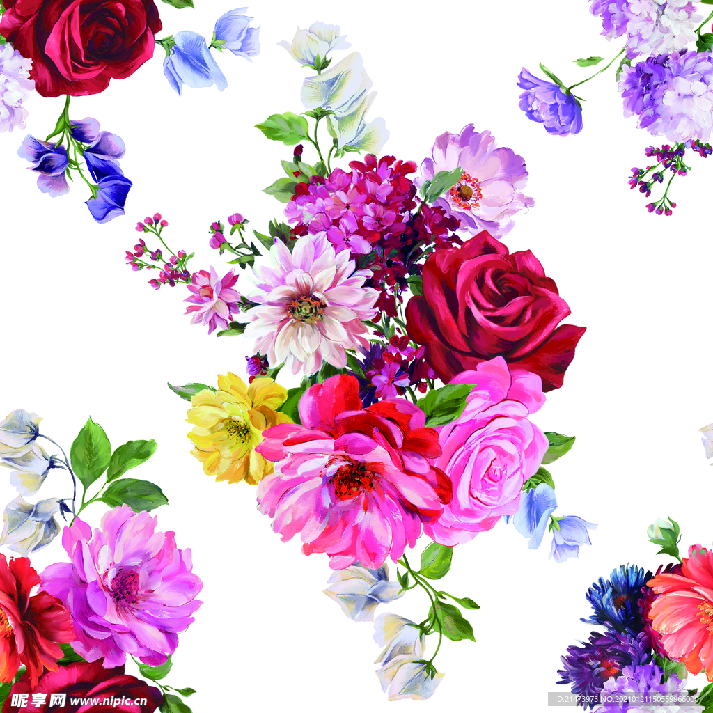 手绘花