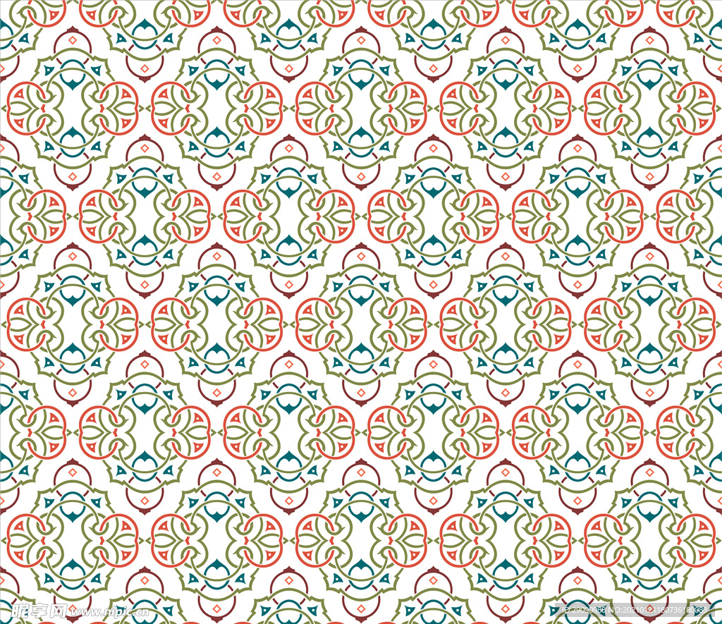 矢量花纹