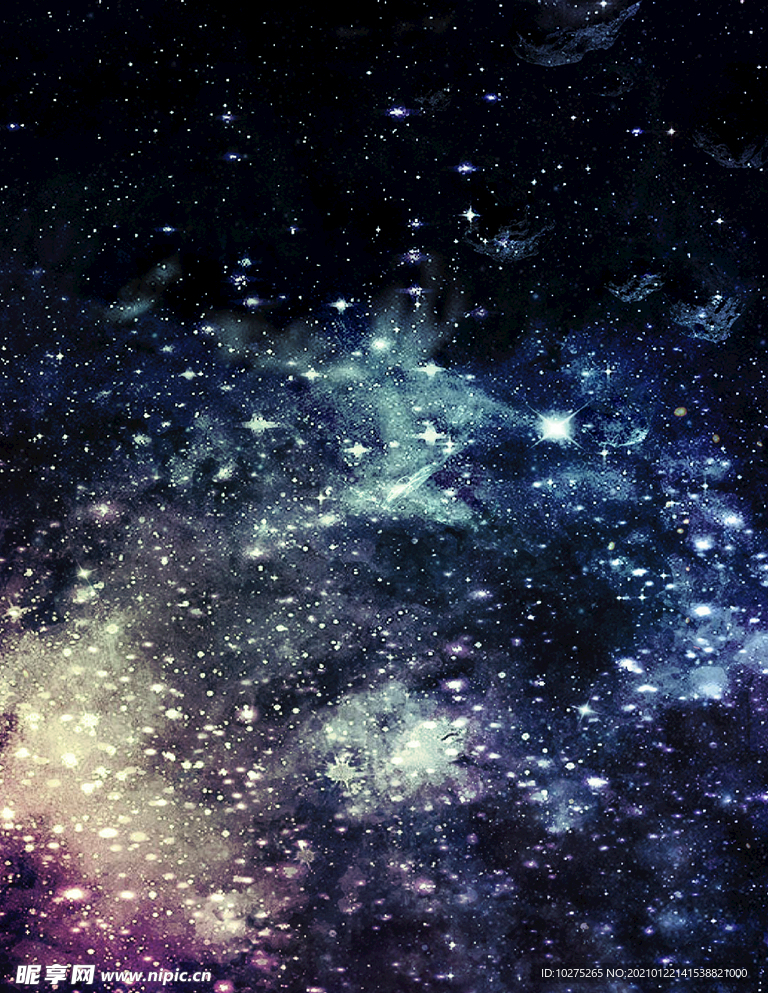 黑暗宇宙星星背景素材