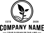 植物logo