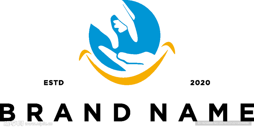 手势logo