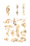 金色欧式花纹