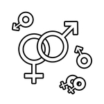 男女插画图标