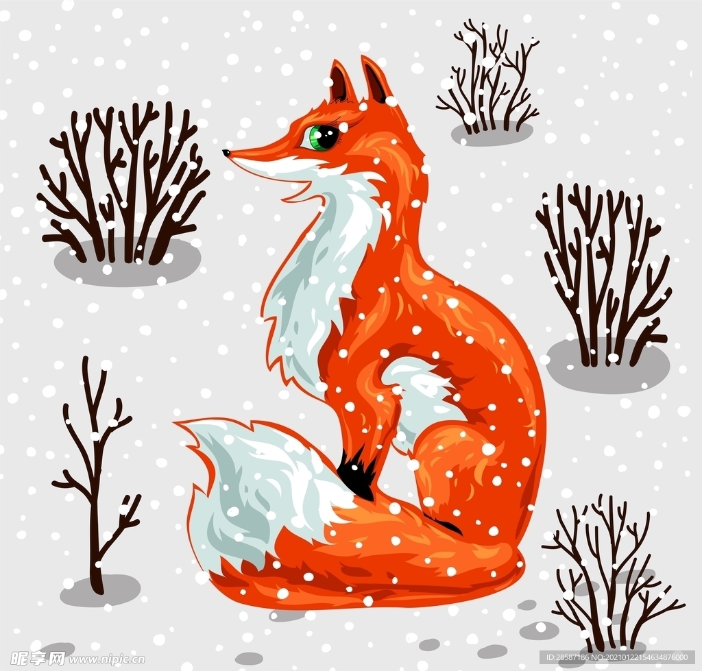 雪地狐狸