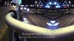 高清城市公路夜景穿梭车流