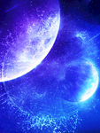 科幻炫酷星球背景素材