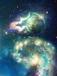 科幻海报背景素材