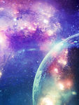 科技感宇宙点光背景素材