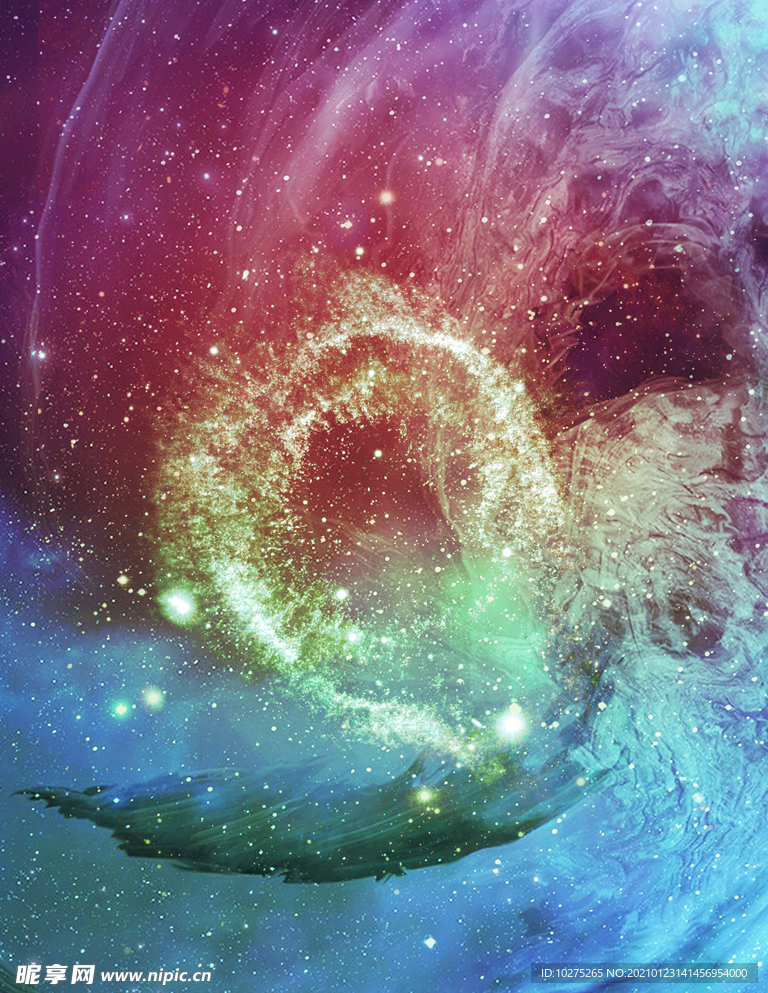 宇宙梦幻炫酷背景素材