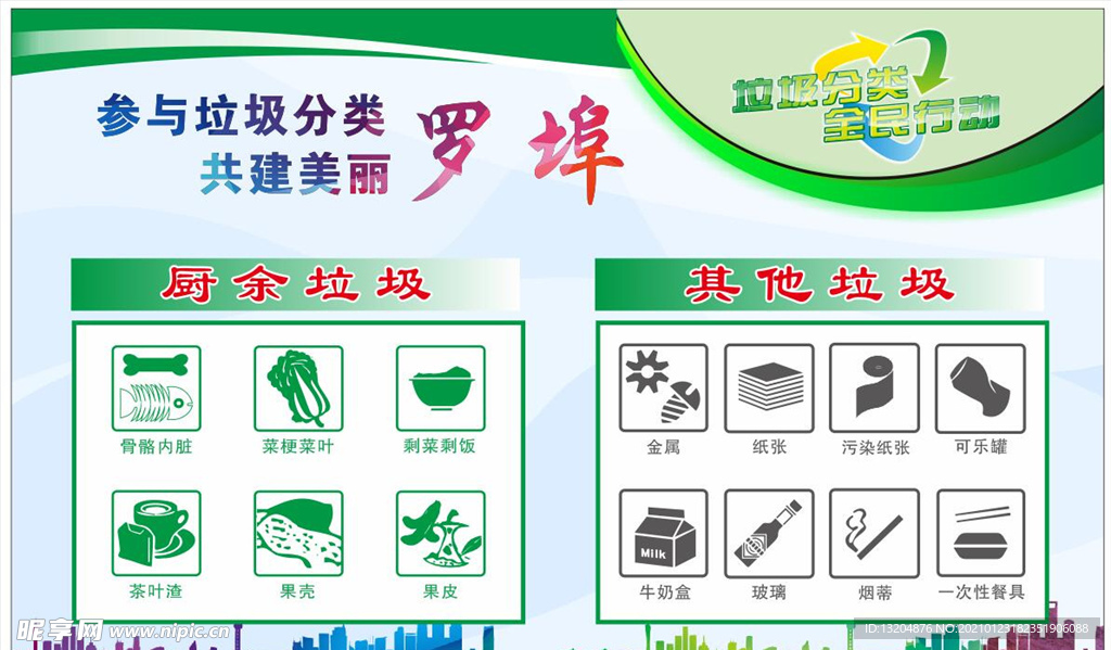 垃圾分类广告