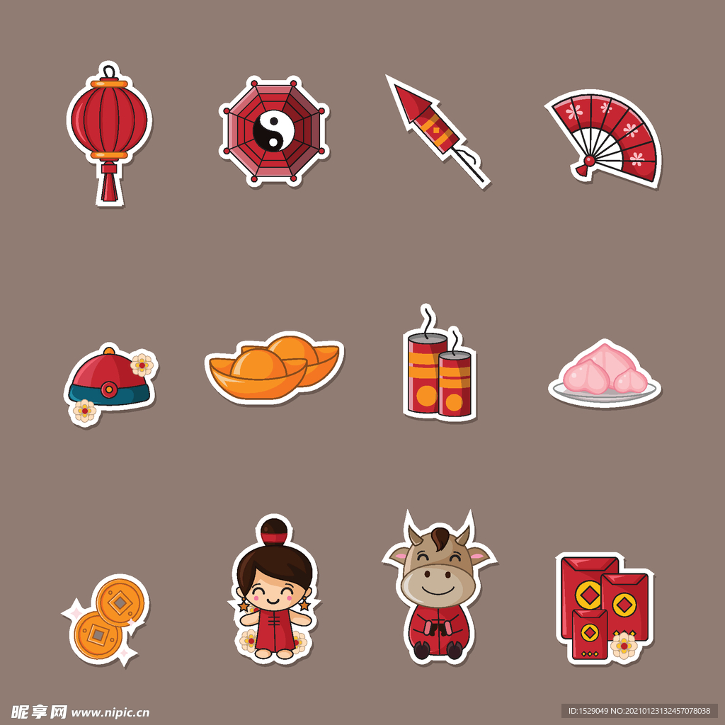 新年标签