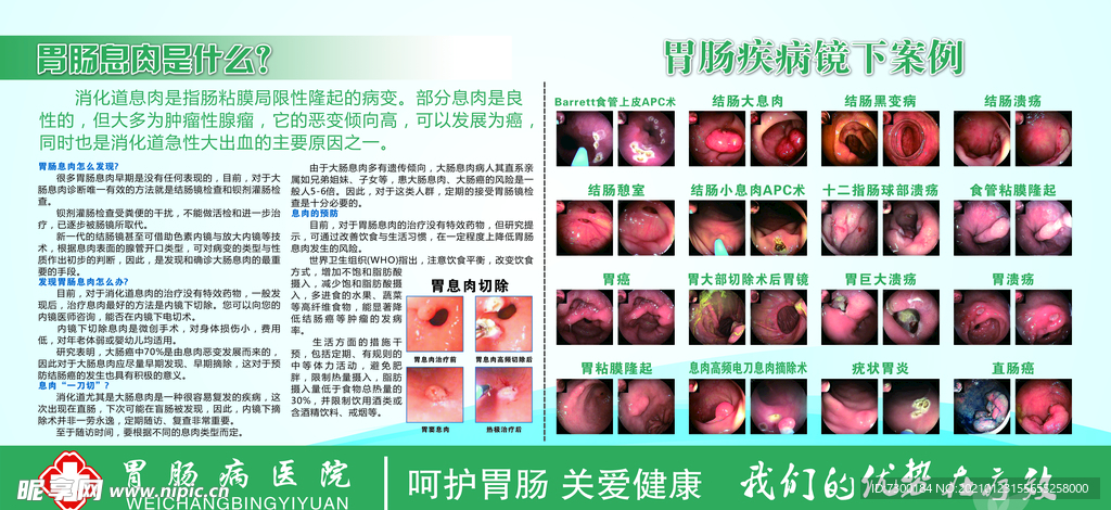 胃肠病展板