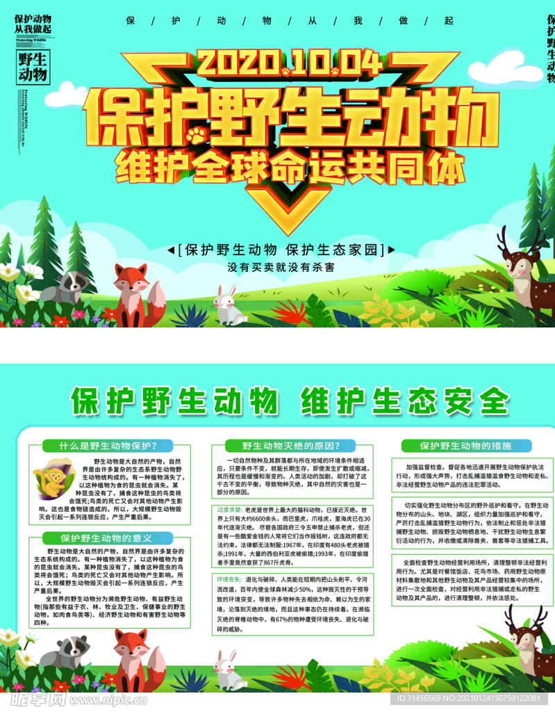 保护野生动物