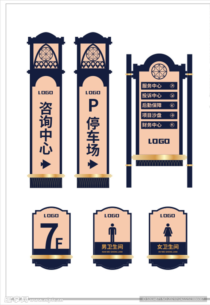 高档指示牌