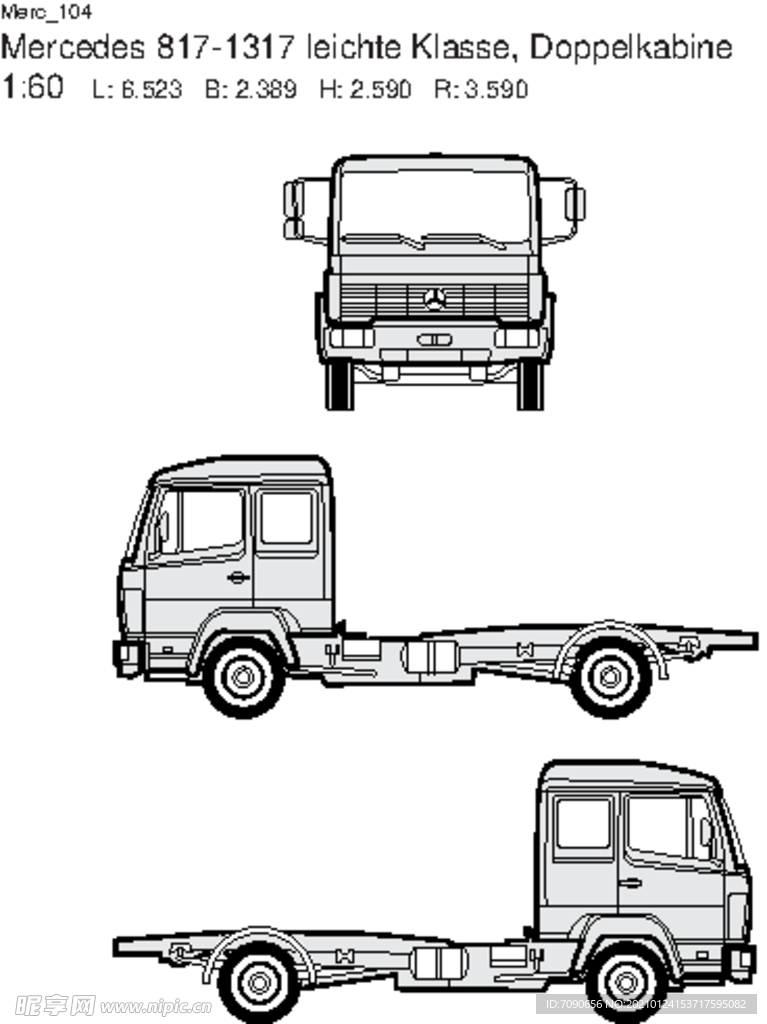 梅赛德斯工程车