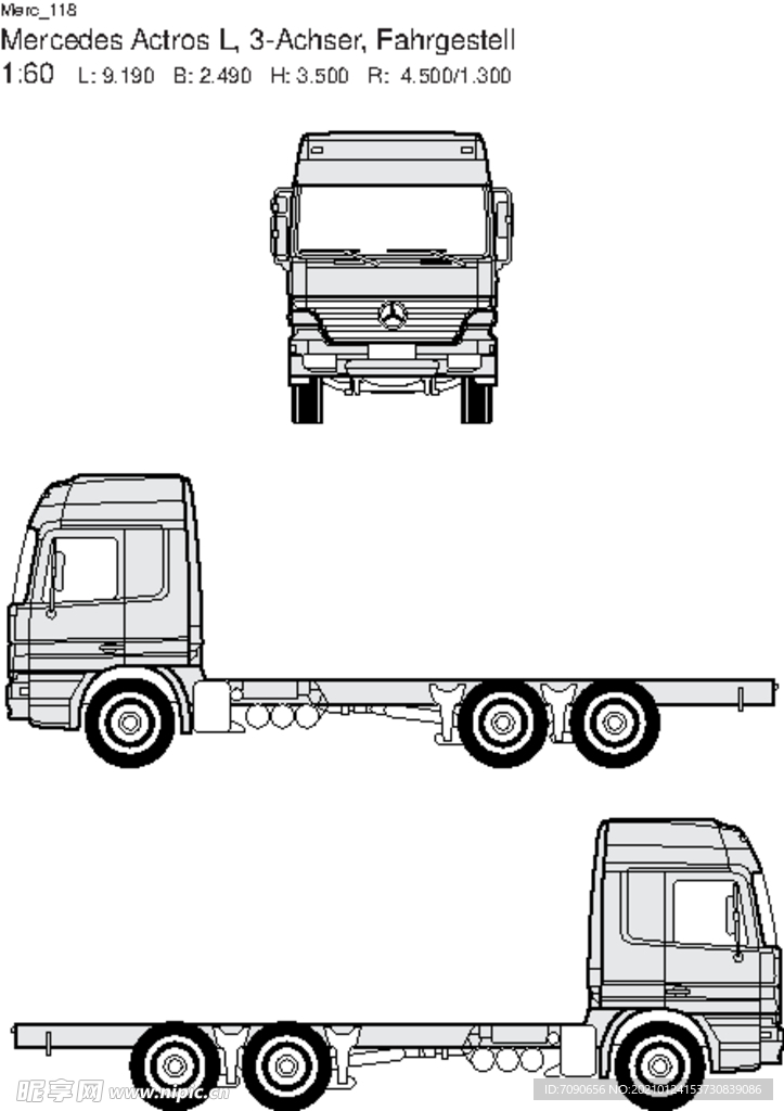 梅赛德斯工程车