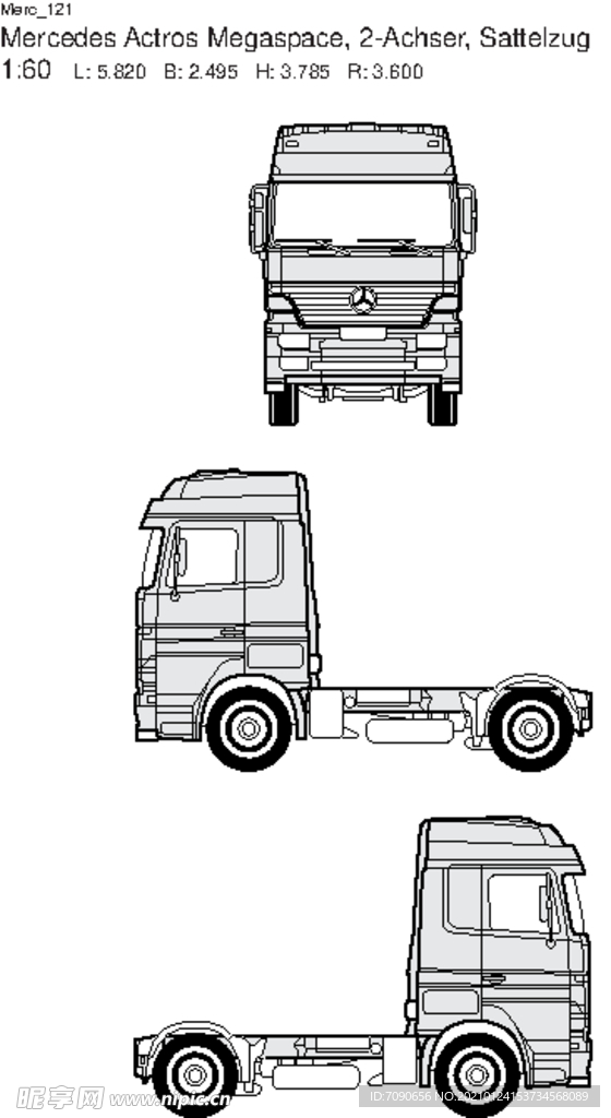 梅赛德斯工程车