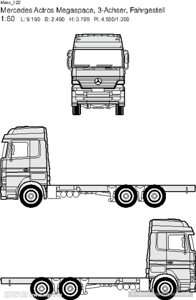 梅赛德斯工程车