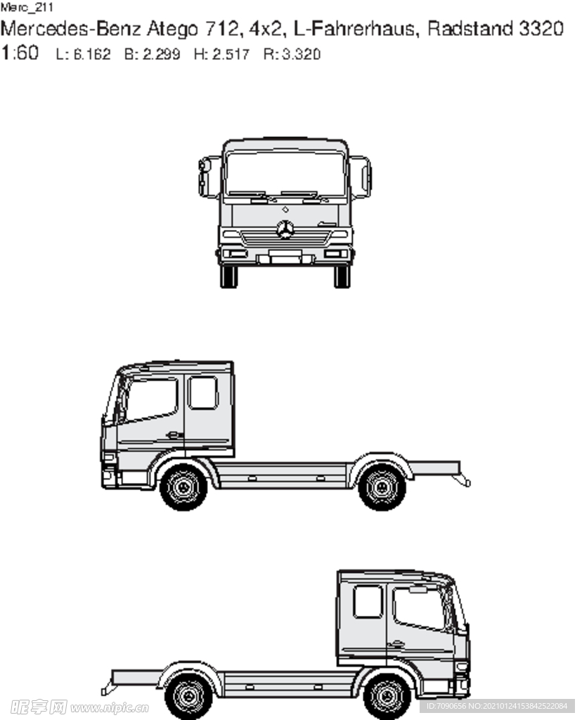 梅赛德斯工程车