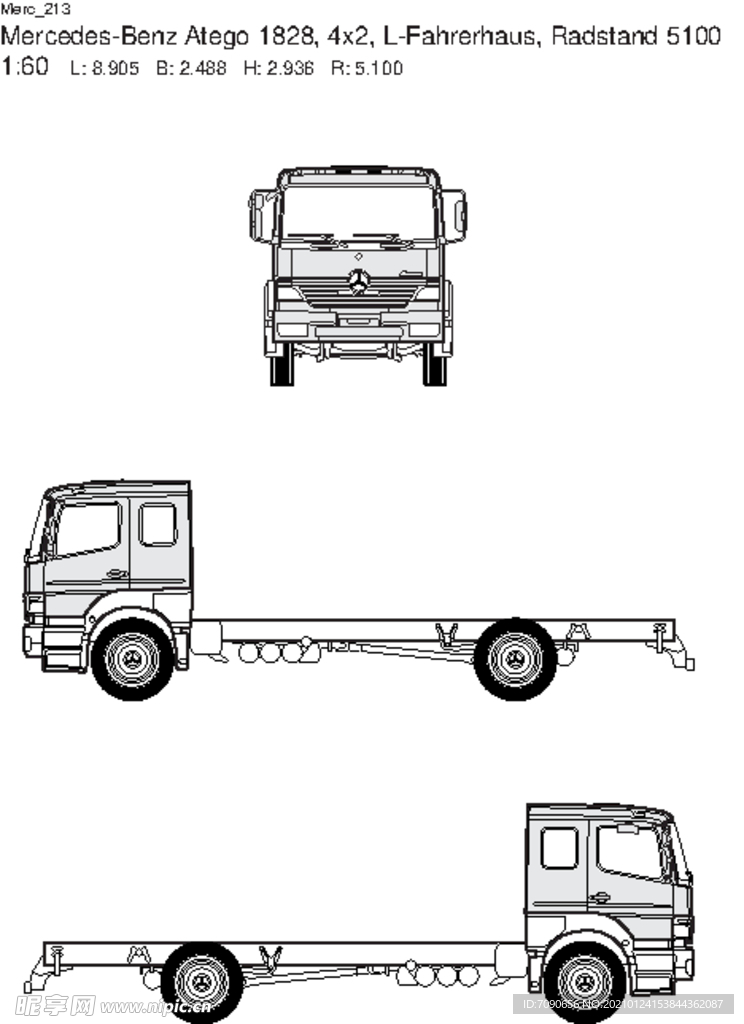 梅赛德斯工程车