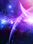梦幻星空炫酷背景素材
