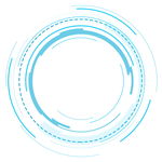 蓝色圆圈标题框商务报告线条圆形