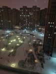小区除夕雪夜