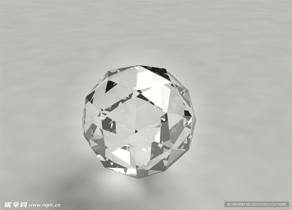 C4D模型 钻石