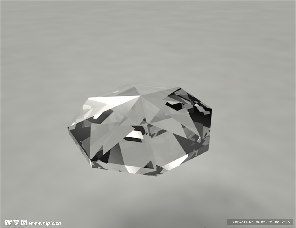 C4D模型 钻石