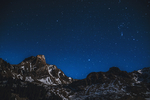 夜空 山脉