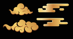 金色云纹