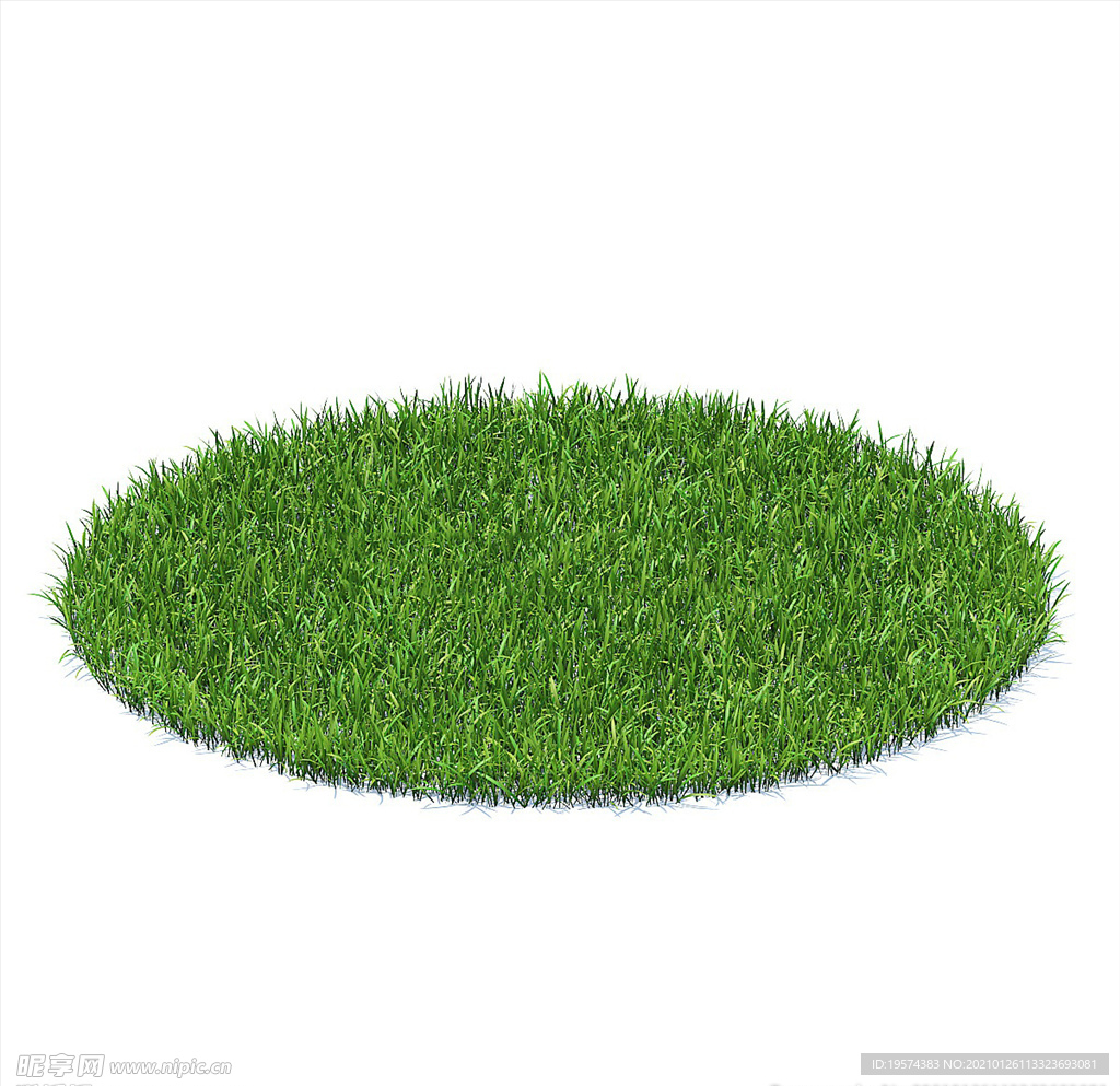 C4D模型 草地草坪