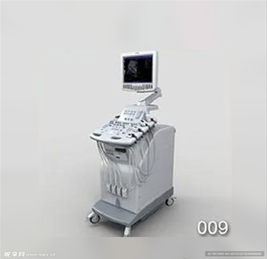 C4D模型 超声波机