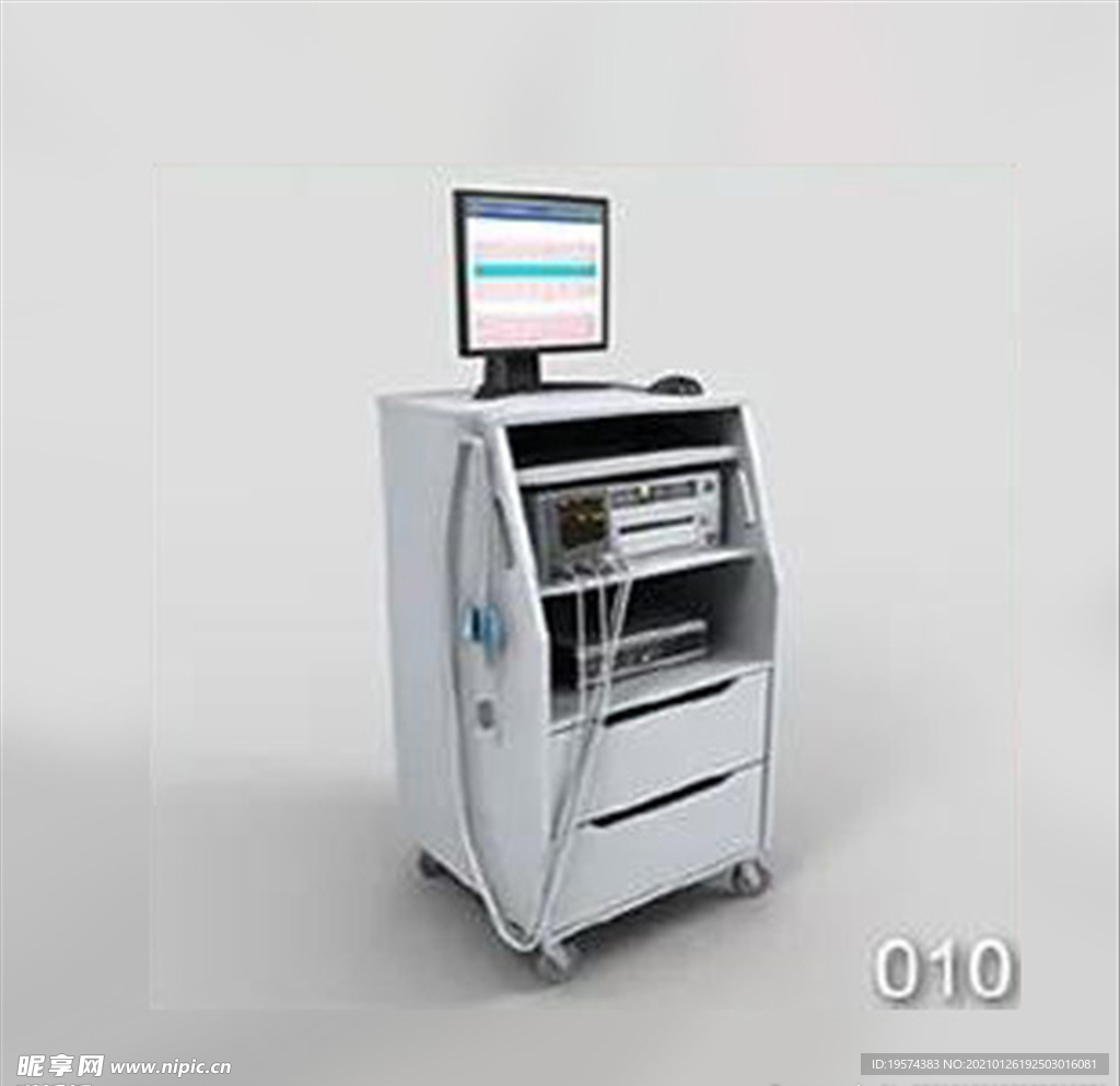 C4D模型 生命监视器