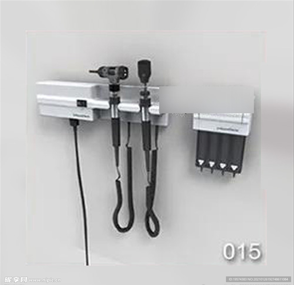 C4D模型 壁挂式仪器