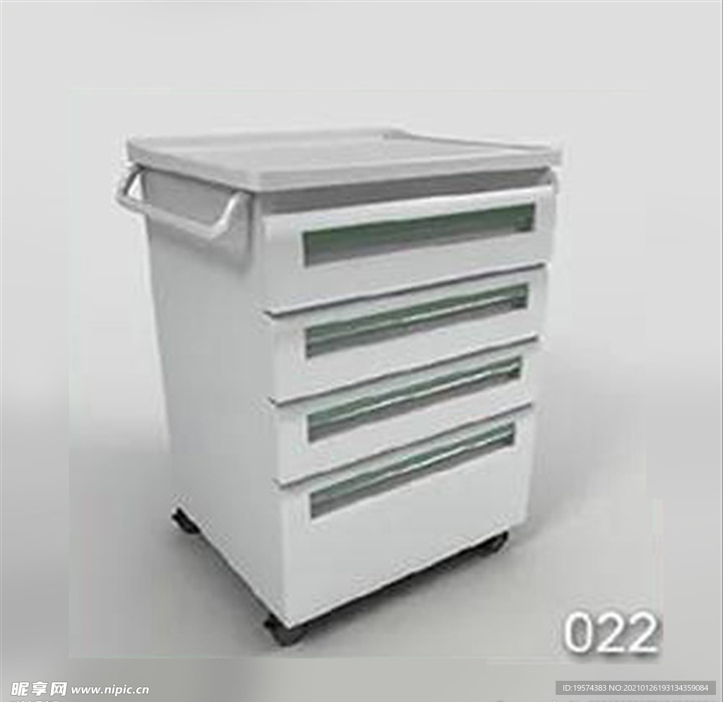 C4D模型 移动推车