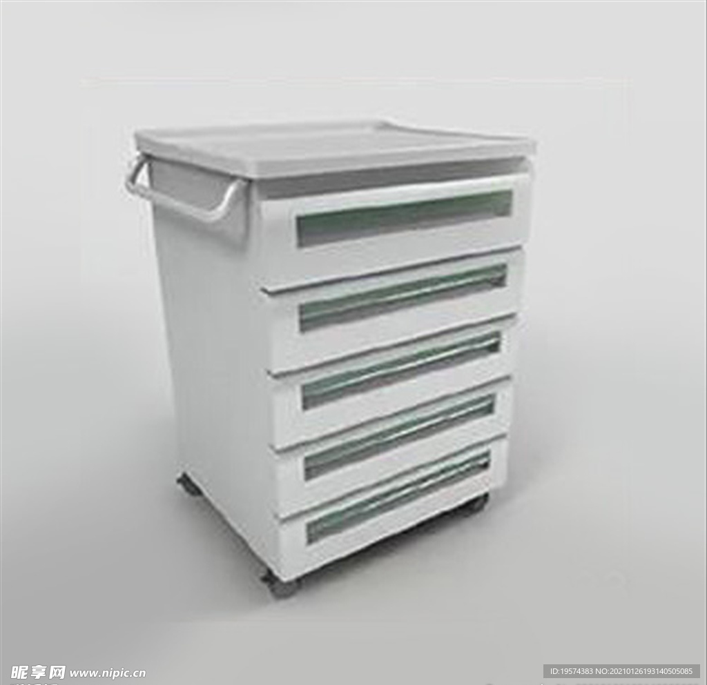 C4D模型 移动推车