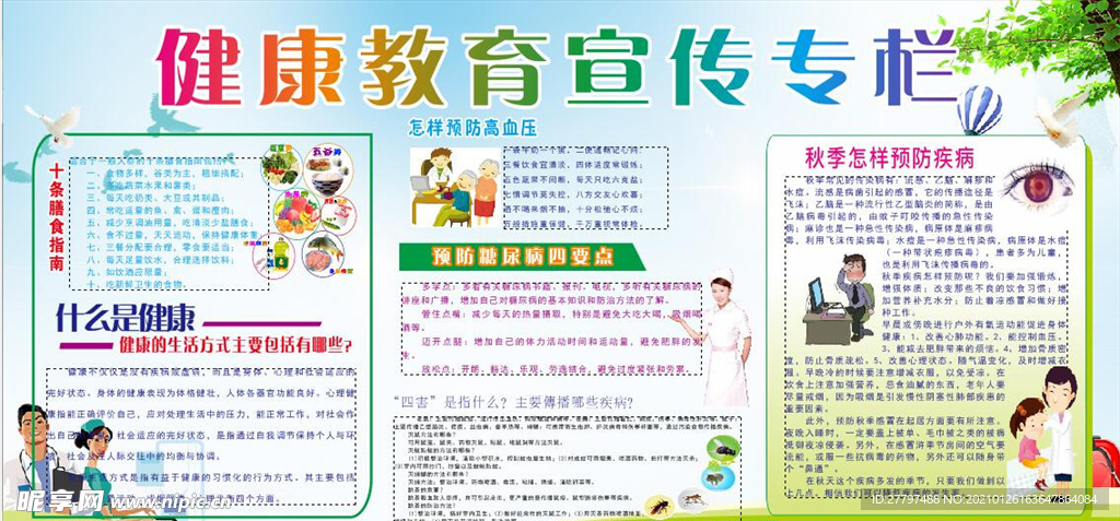 健康教育宣传栏