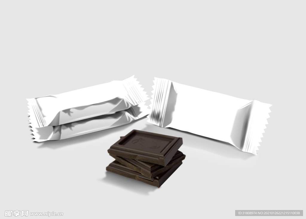 巧克力包装贴图素材