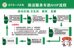 医院保洁车流程