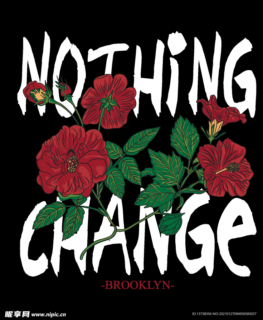 和风矢量元素扁平化手绘花鸟