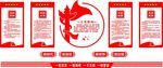 不忘初心 牢记使命 党建文化墙