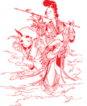 春节元素 新年 传统文化 剪纸