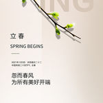 立春简约节气地产24节气房地产