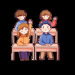 卡通手绘学生