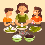 卡通粽子