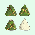 卡通粽子