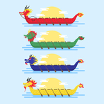 划龙舟