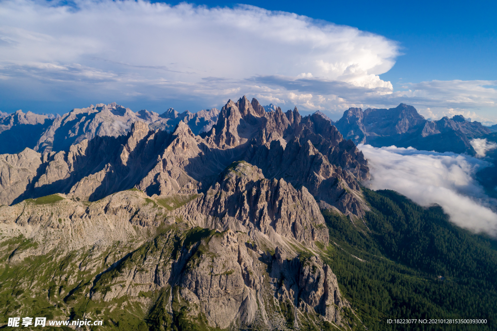 自然公园白云岩阿尔卑斯山意大利